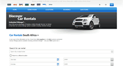 Desktop Screenshot of discovercarrental.com